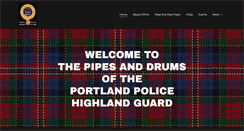 Desktop Screenshot of portlandpolicehighlandguard.com