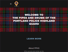 Tablet Screenshot of portlandpolicehighlandguard.com